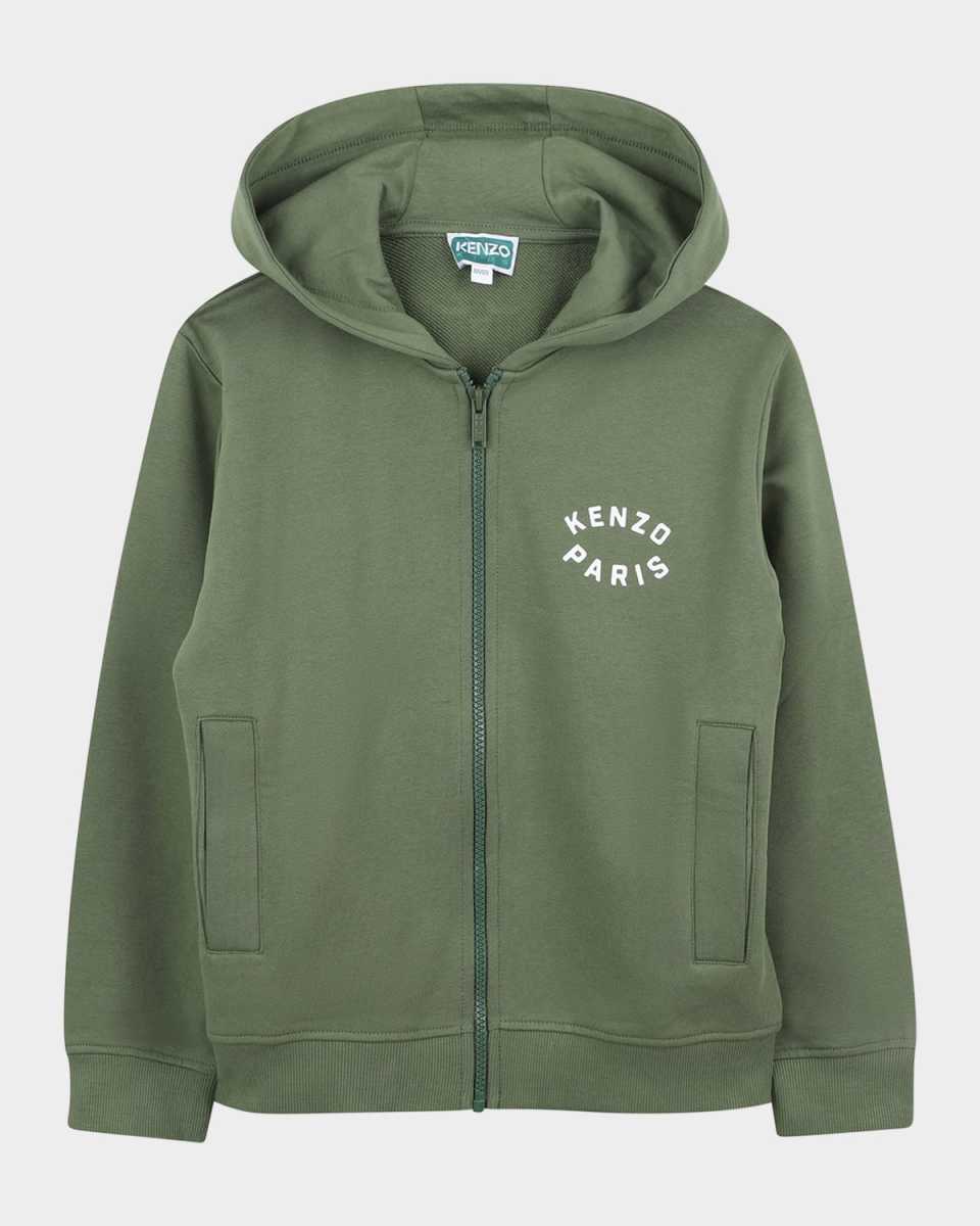 Boy's Logo-Print Graphic Hoodie, Size 6-12
